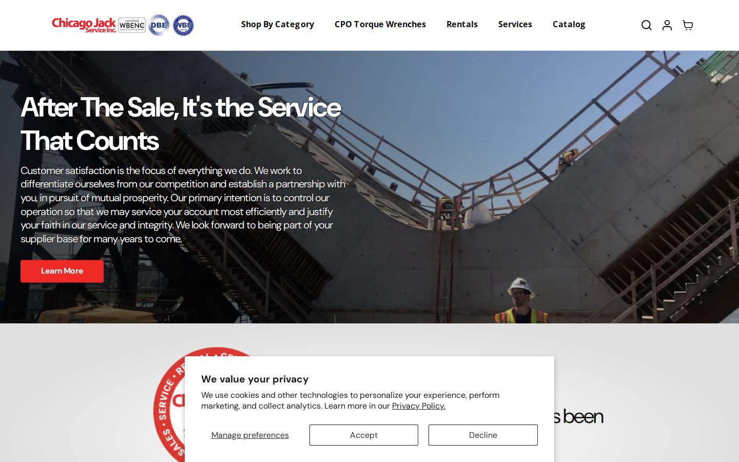 chicagojack.com homepage screenshot