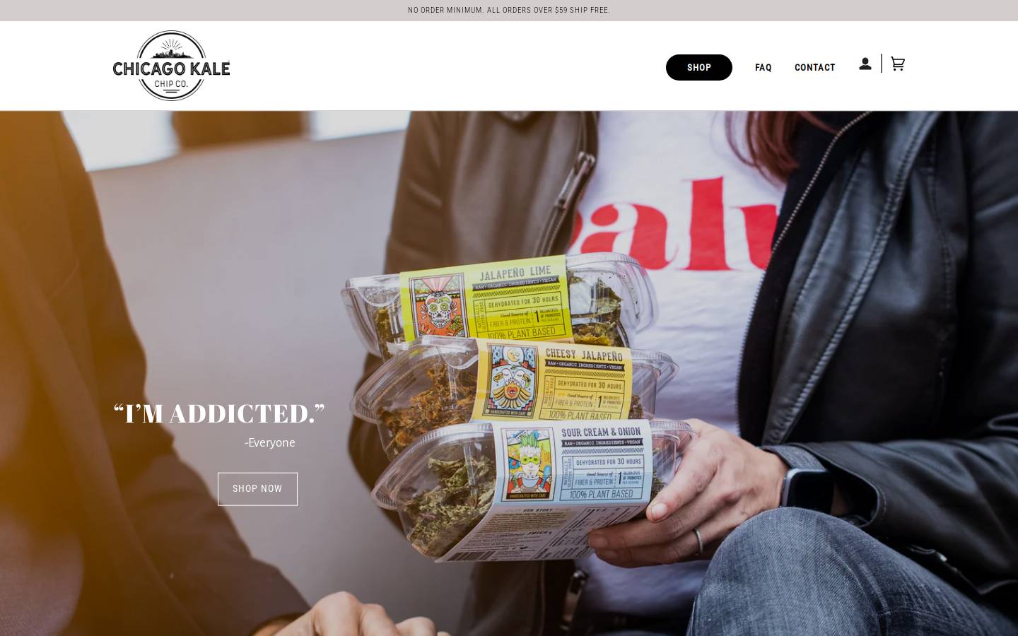 chicagokalechip.co homepage screenshot