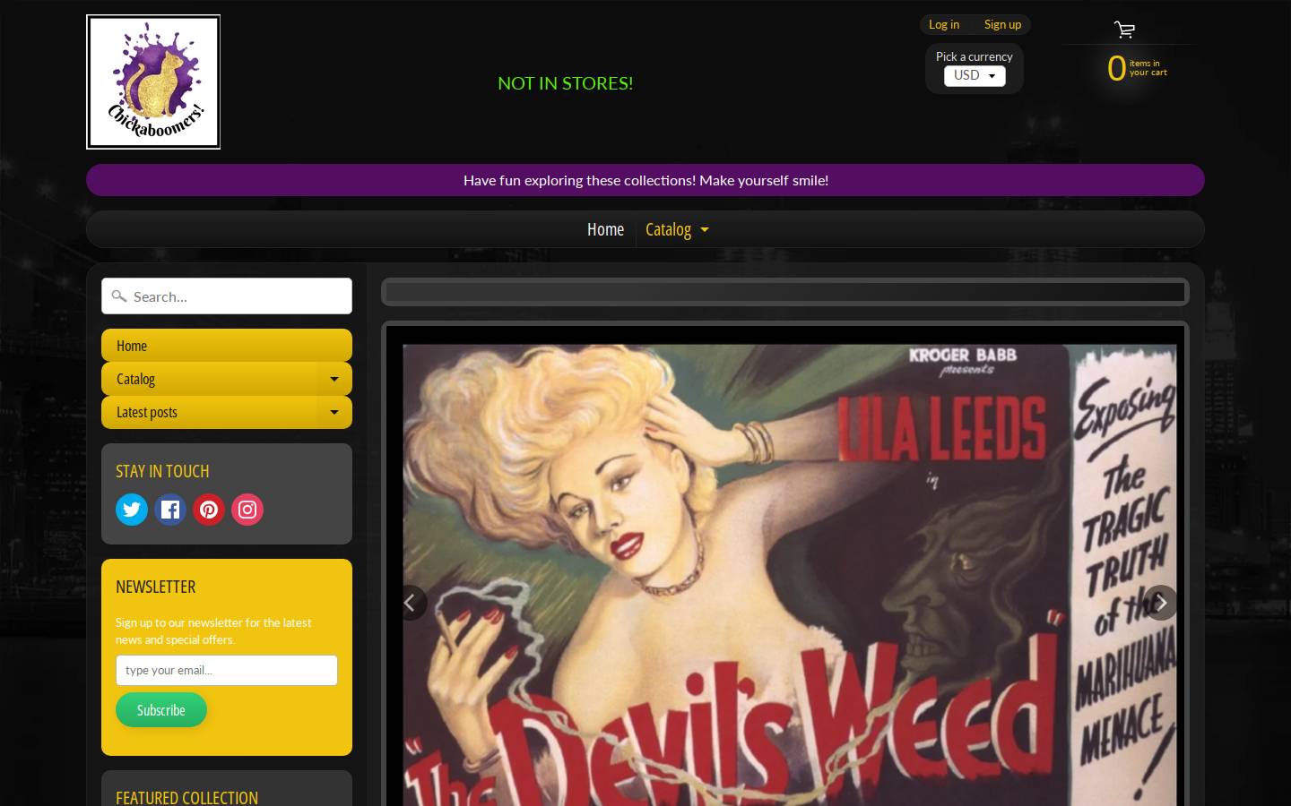 chickaboomers.com homepage screenshot