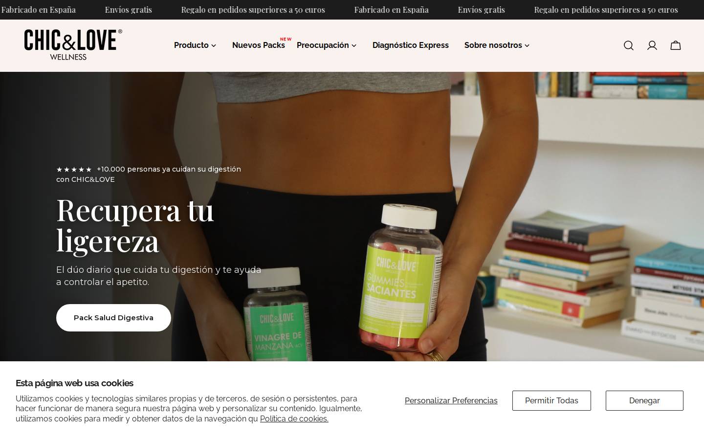 Chic&Love homepage screenshot