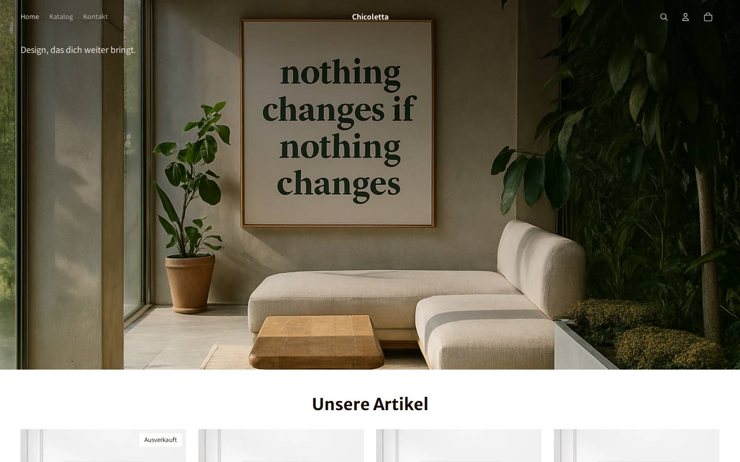 chicoletta.com homepage screenshot