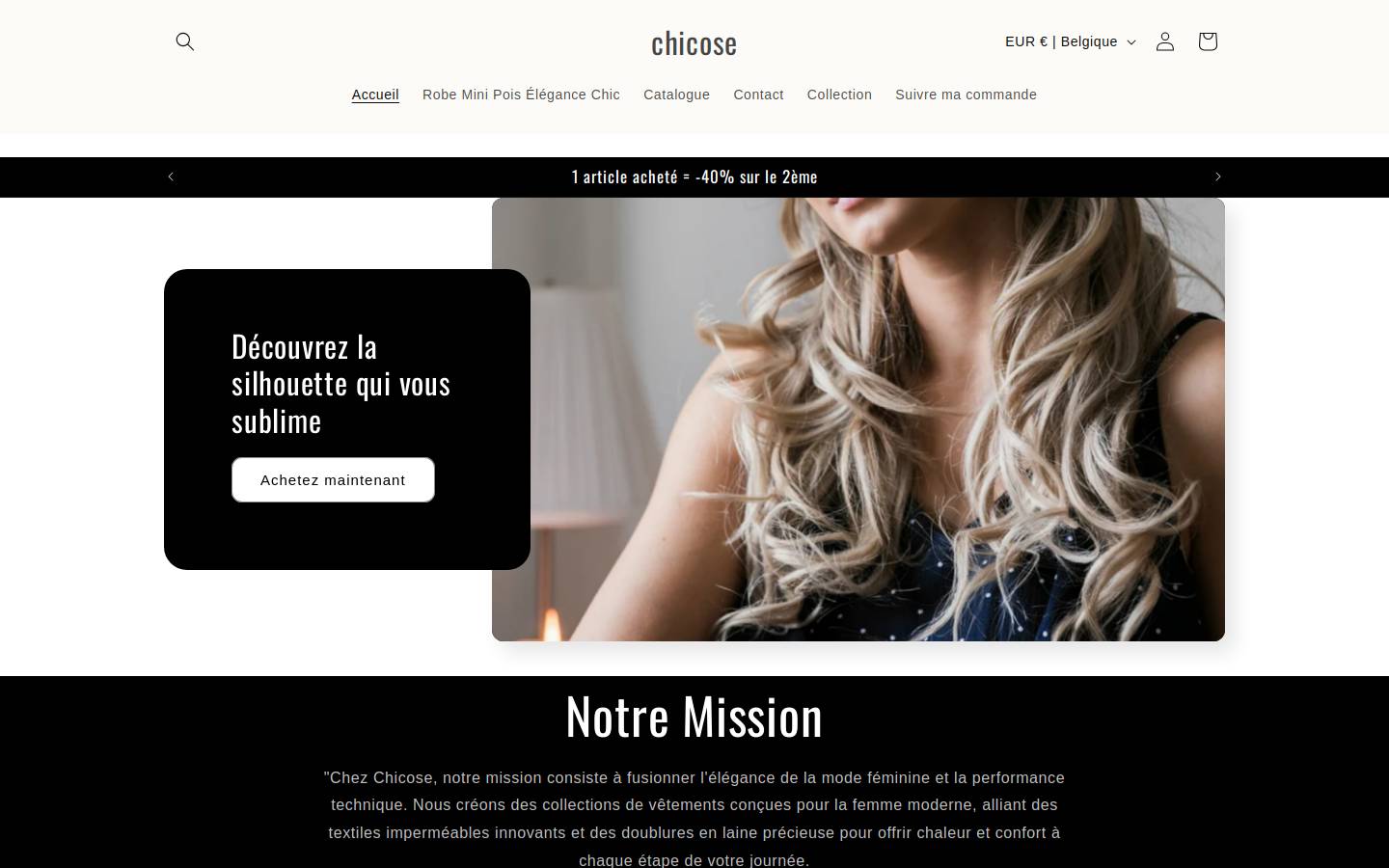 chicose.com homepage screenshot