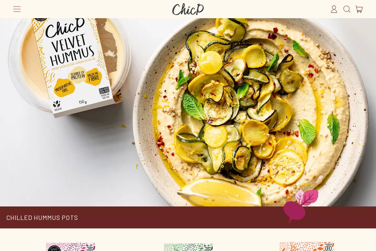 chicp.co.uk homepage screenshot