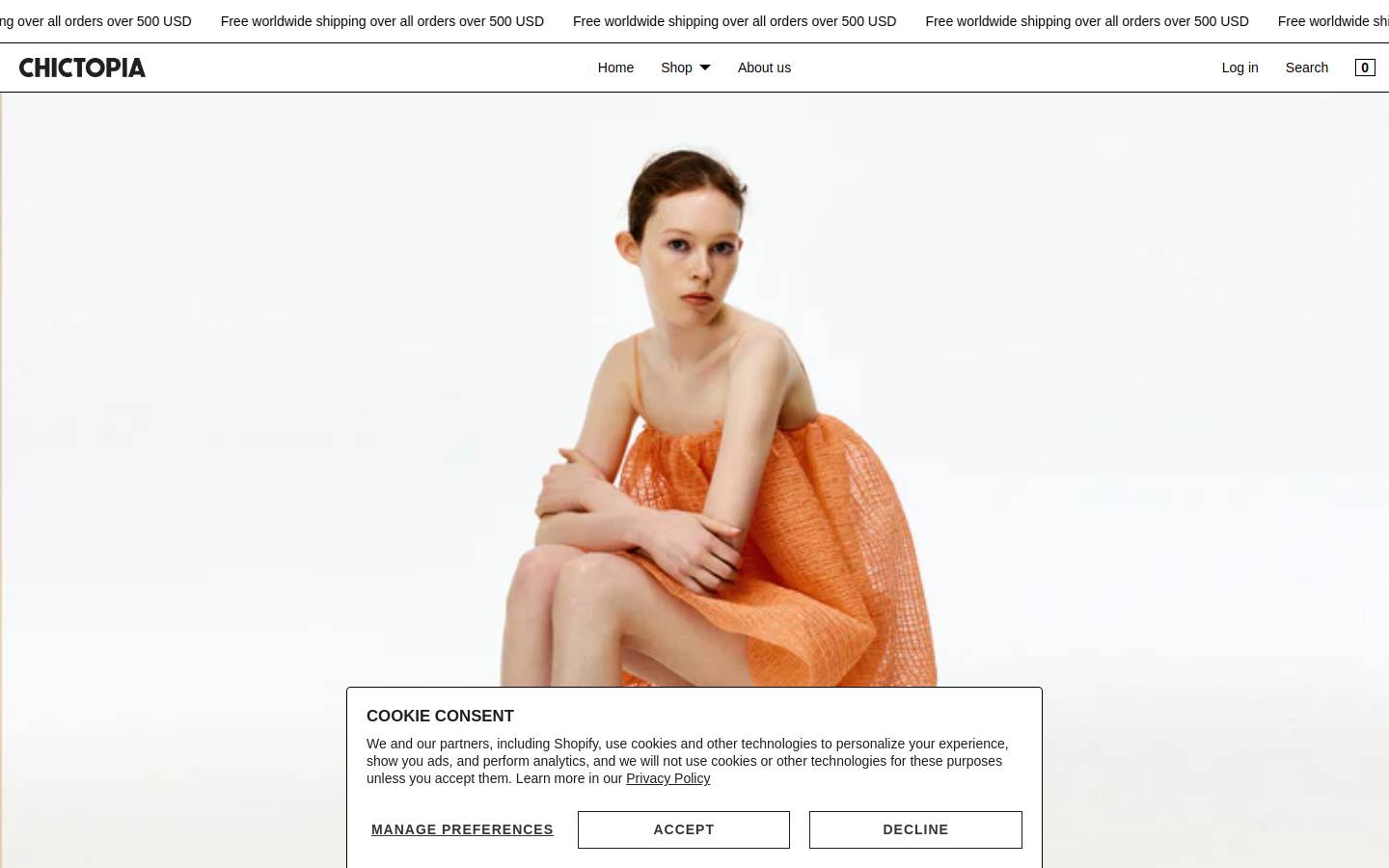 chictopia.net homepage screenshot