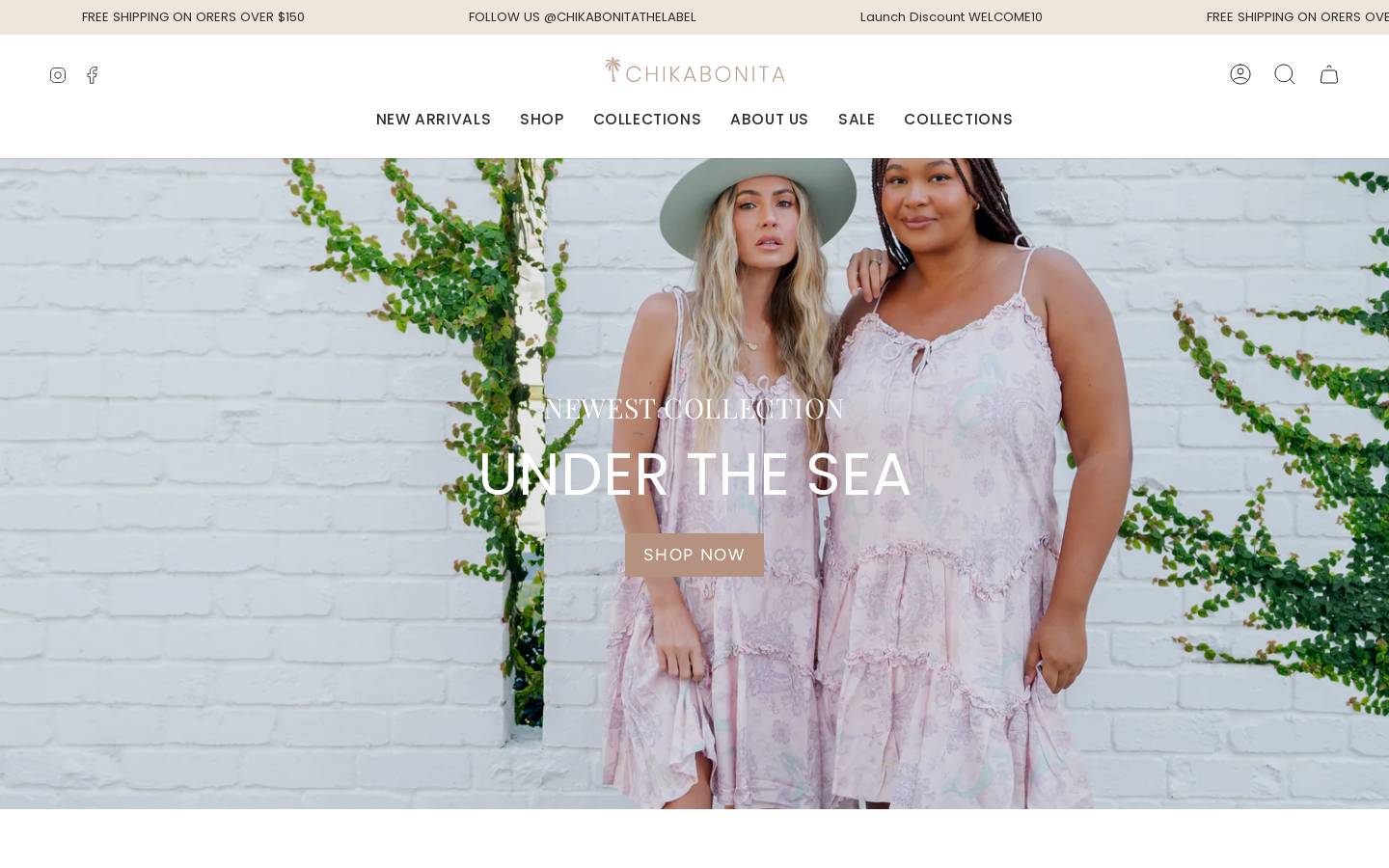 Chikabonita homepage screenshot