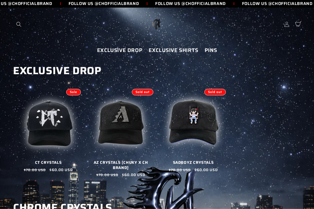 chilahats.com homepage screenshot