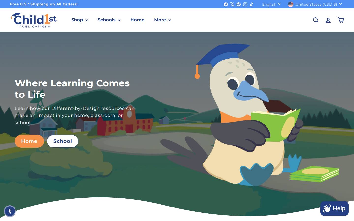 child1st.com homepage screenshot