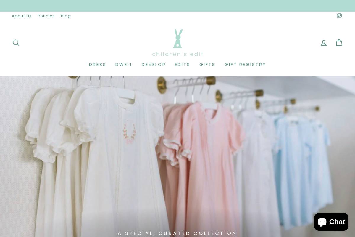 childrensedit.com homepage screenshot