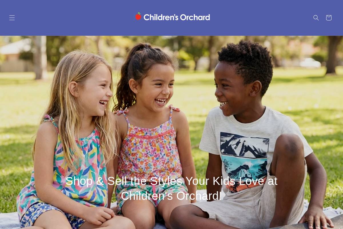 childrensorchard.com homepage screenshot