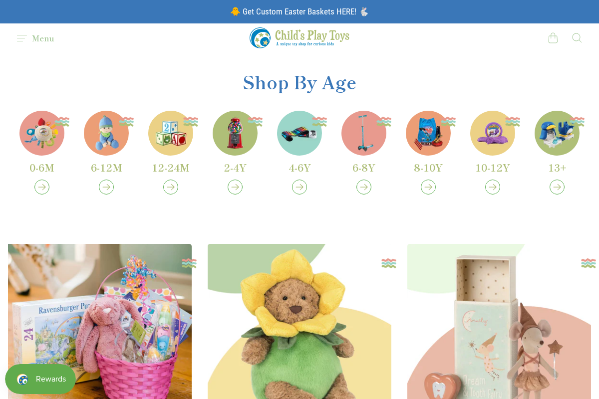 Child's Play Toys Store homepage screenshot