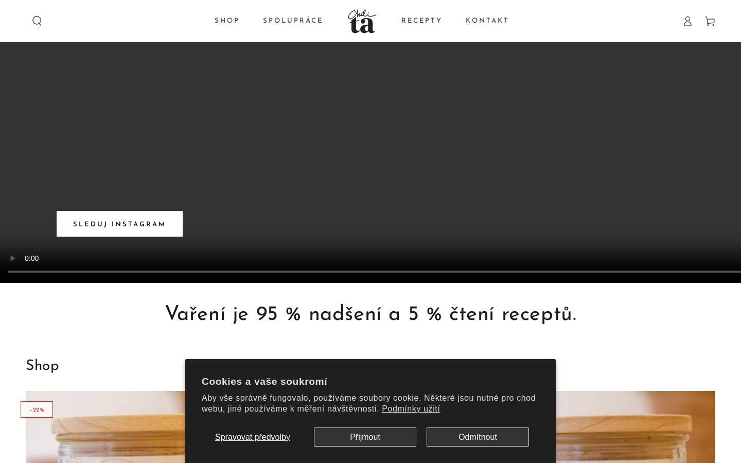 chilita.cz homepage screenshot