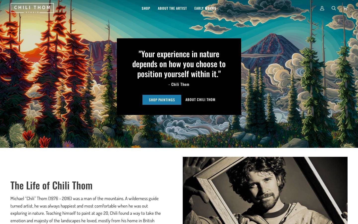 chilithom.com homepage screenshot