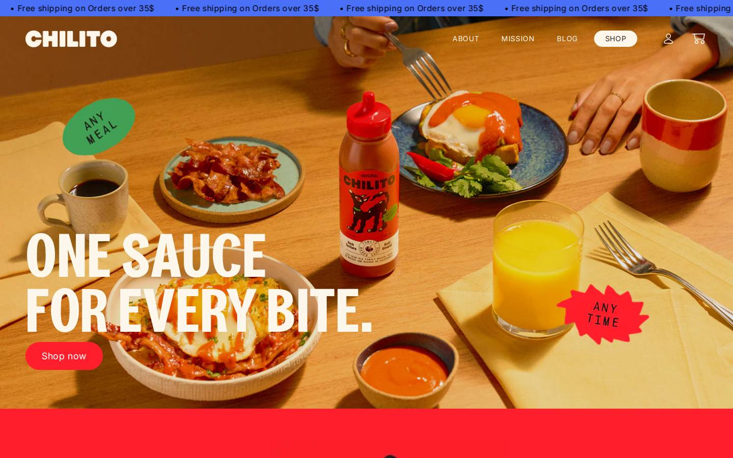 chilito.co homepage screenshot