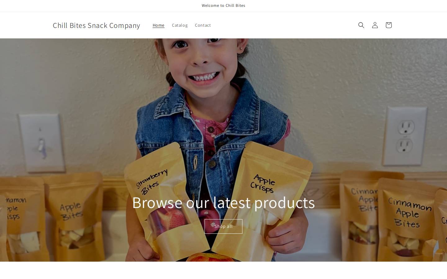 chillbitessnack.com homepage screenshot