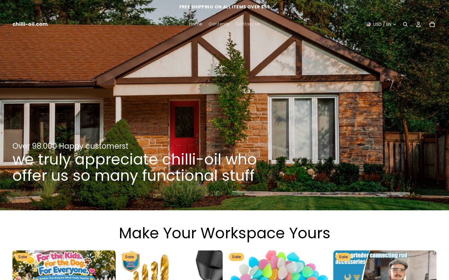 chilli-oil.com homepage screenshot