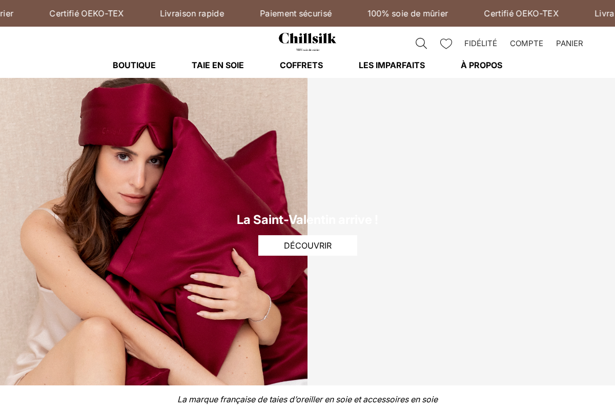 Chillsilk homepage screenshot