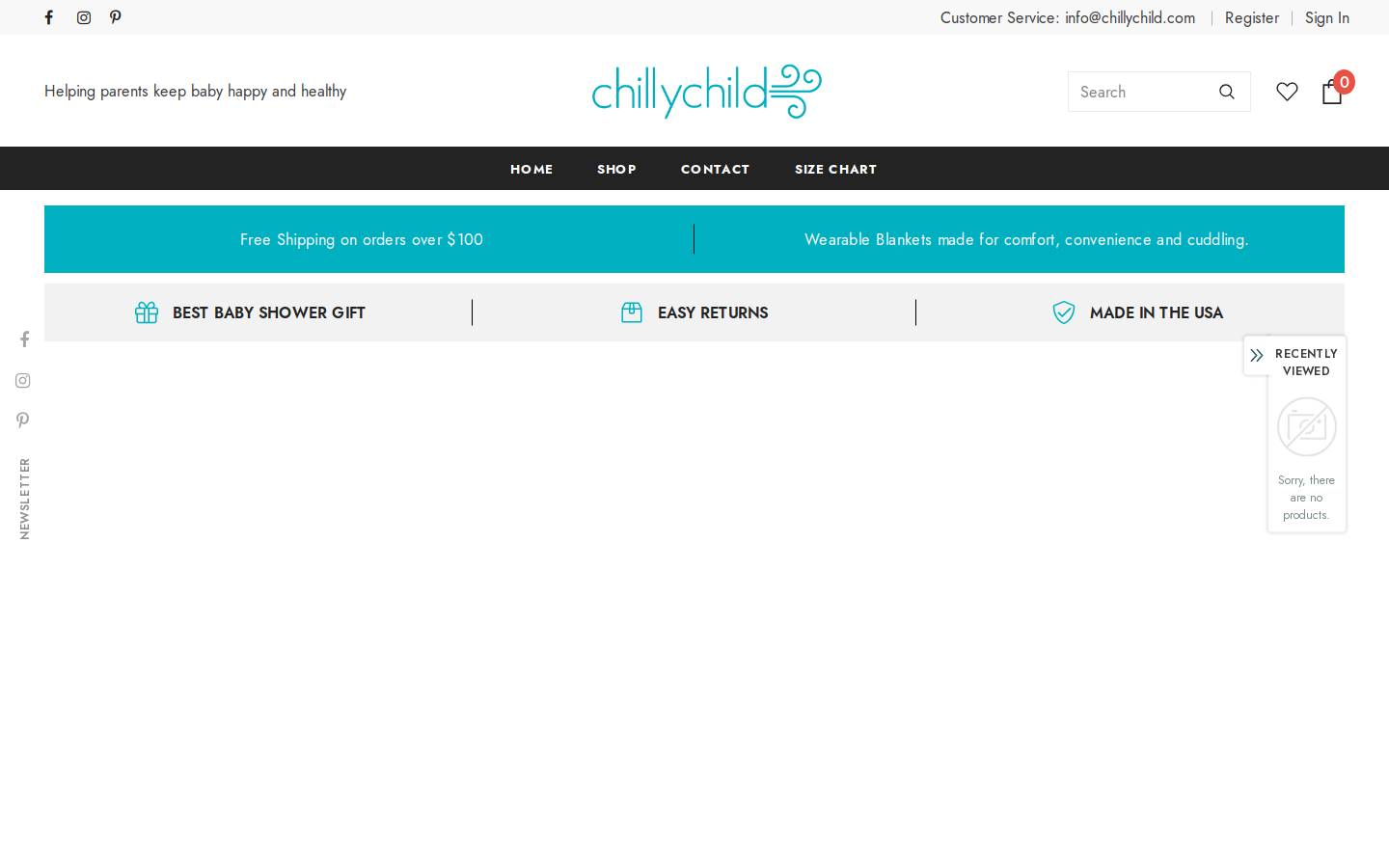 chillychild.com homepage screenshot