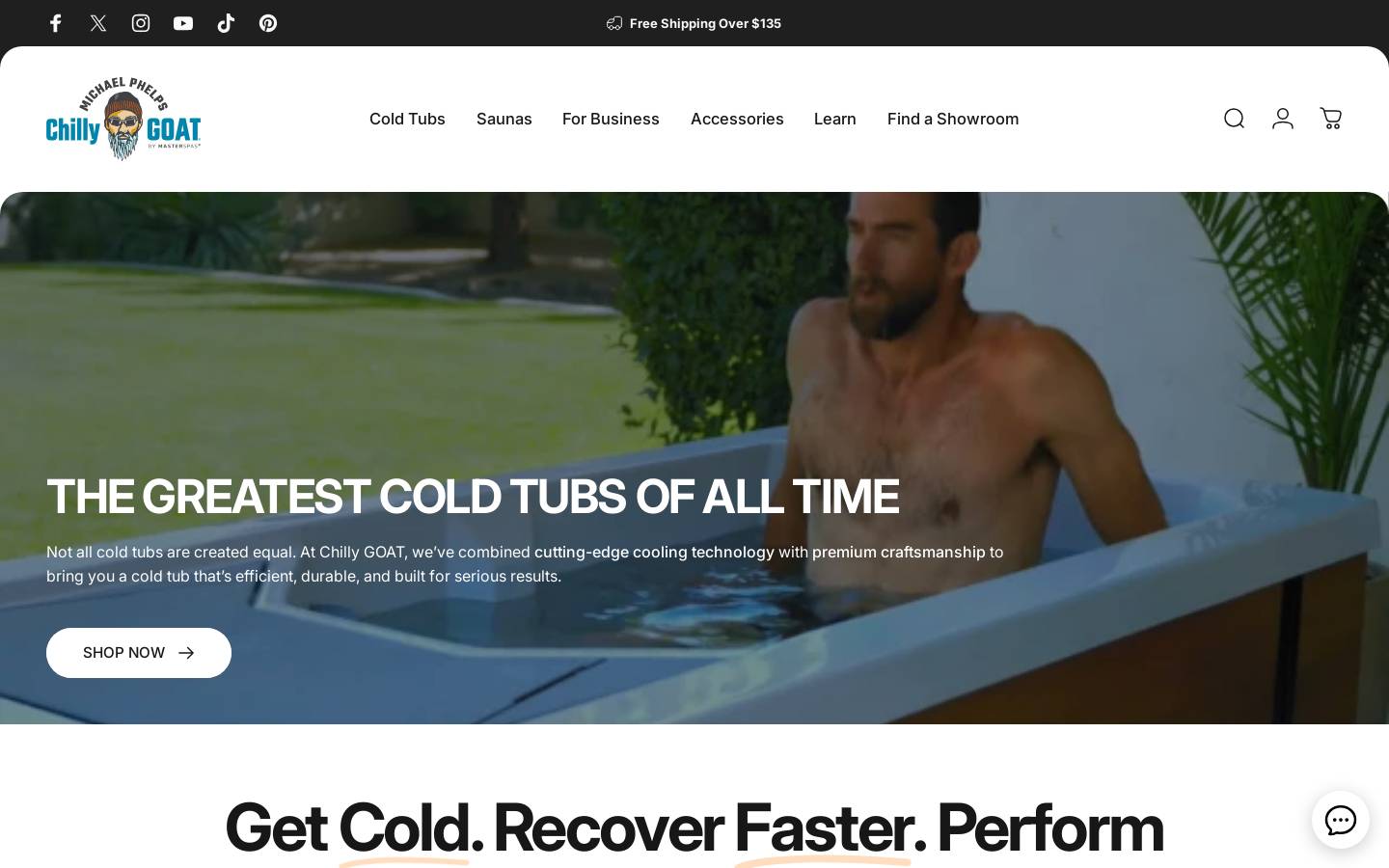 Chillygoattubs homepage screenshot