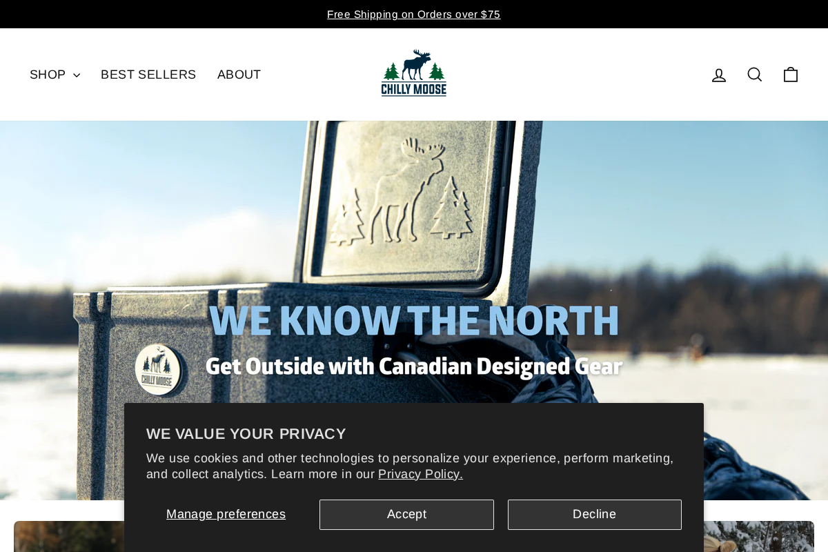 chillymoose.ca homepage screenshot