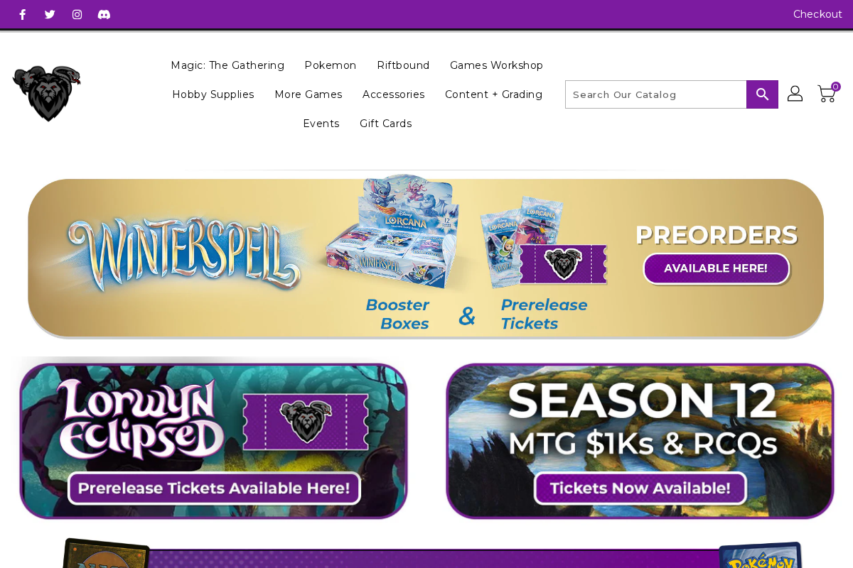 Chimera Gaming homepage screenshot