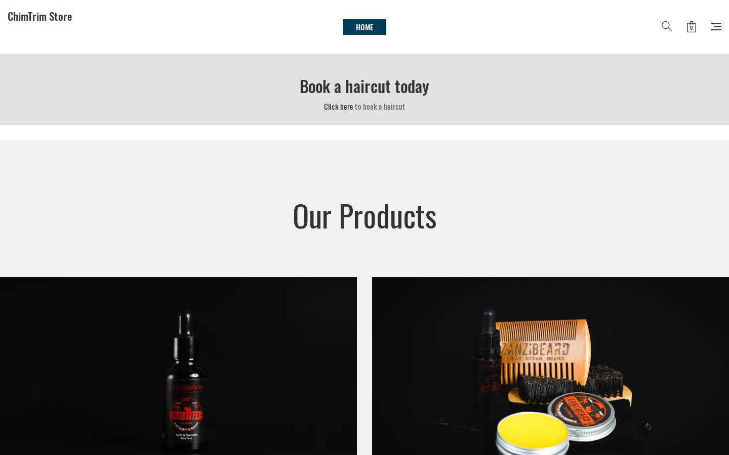 chimtrim.com homepage screenshot