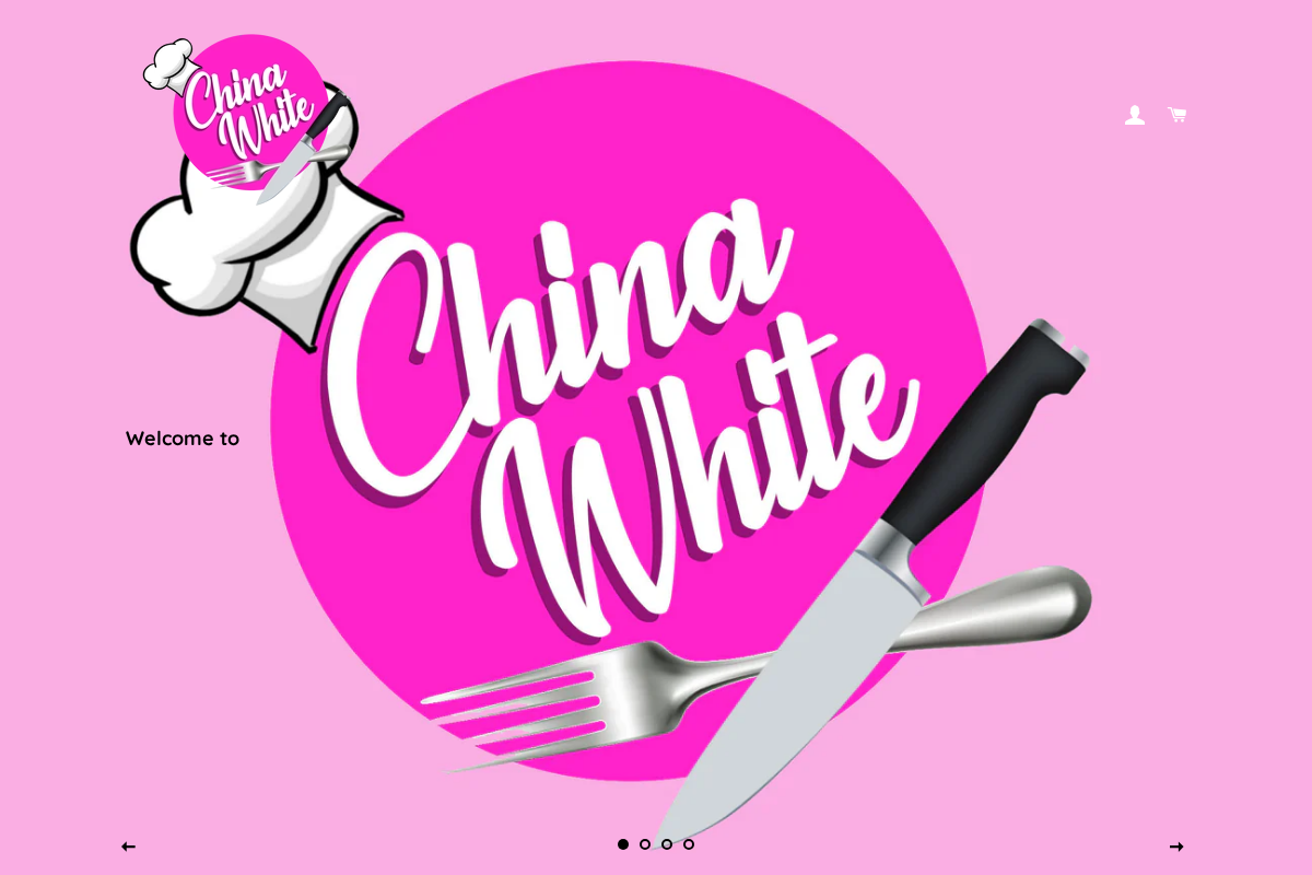 Chef China White homepage screenshot