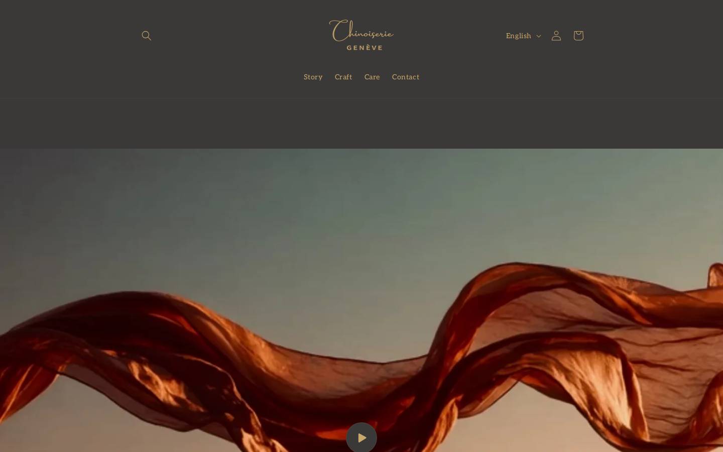 chinoiseriegeneve.com homepage screenshot