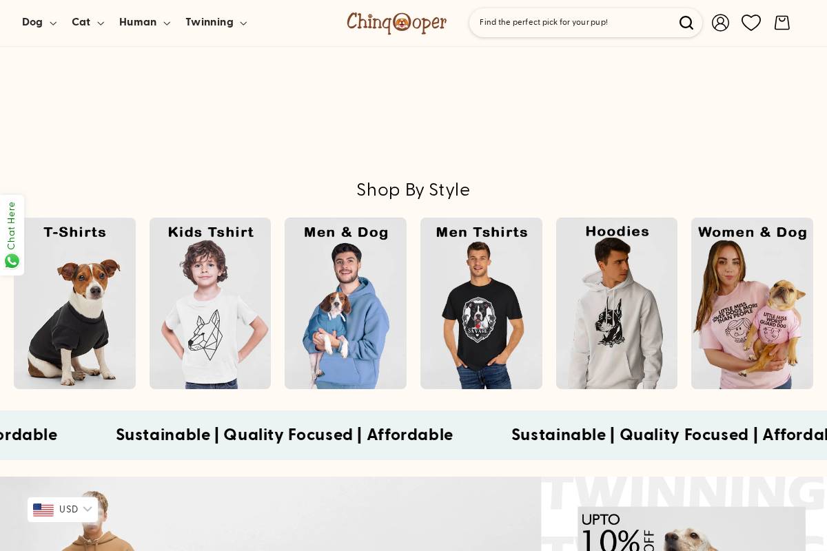 chinqooper.com homepage screenshot