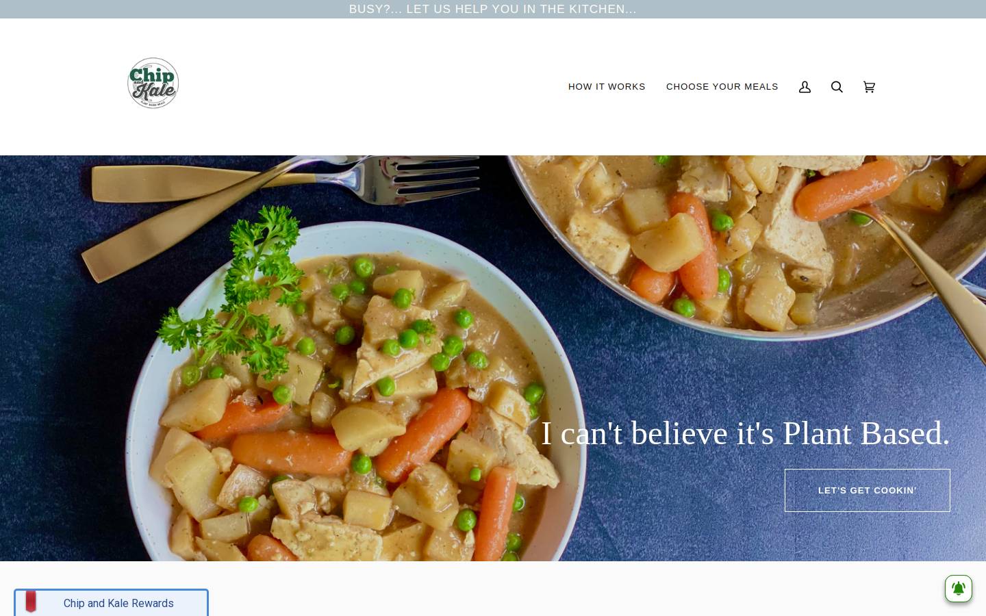 chipandkale.com homepage screenshot