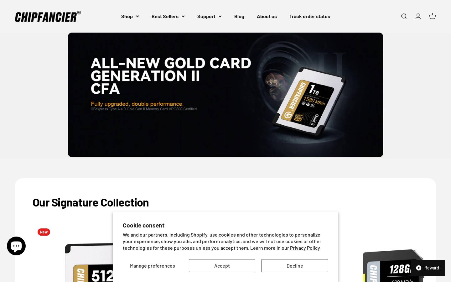 chipfancier.com homepage screenshot