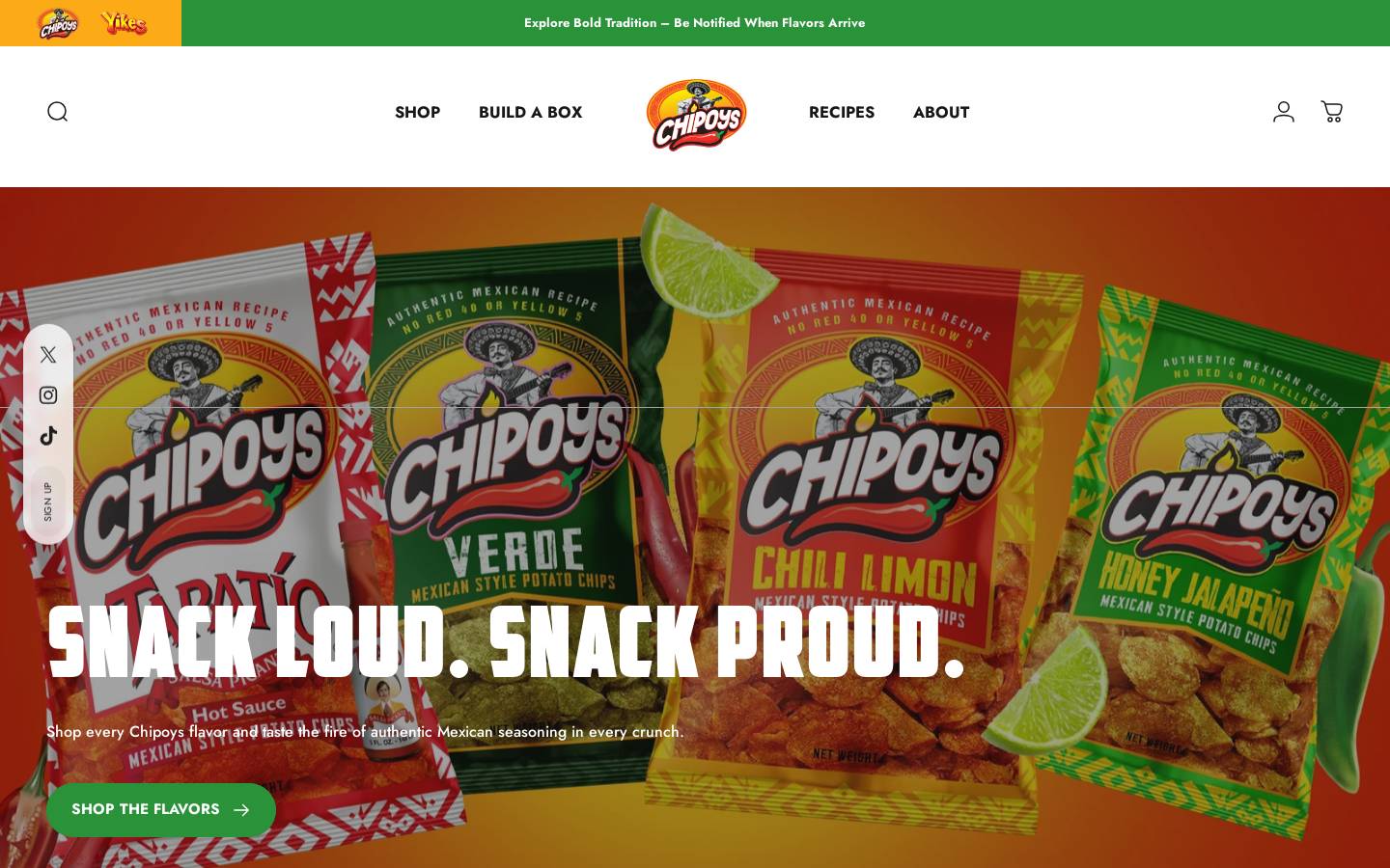 chipoys.com homepage screenshot