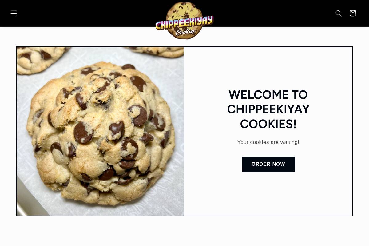 chippeekiyay.com homepage screenshot