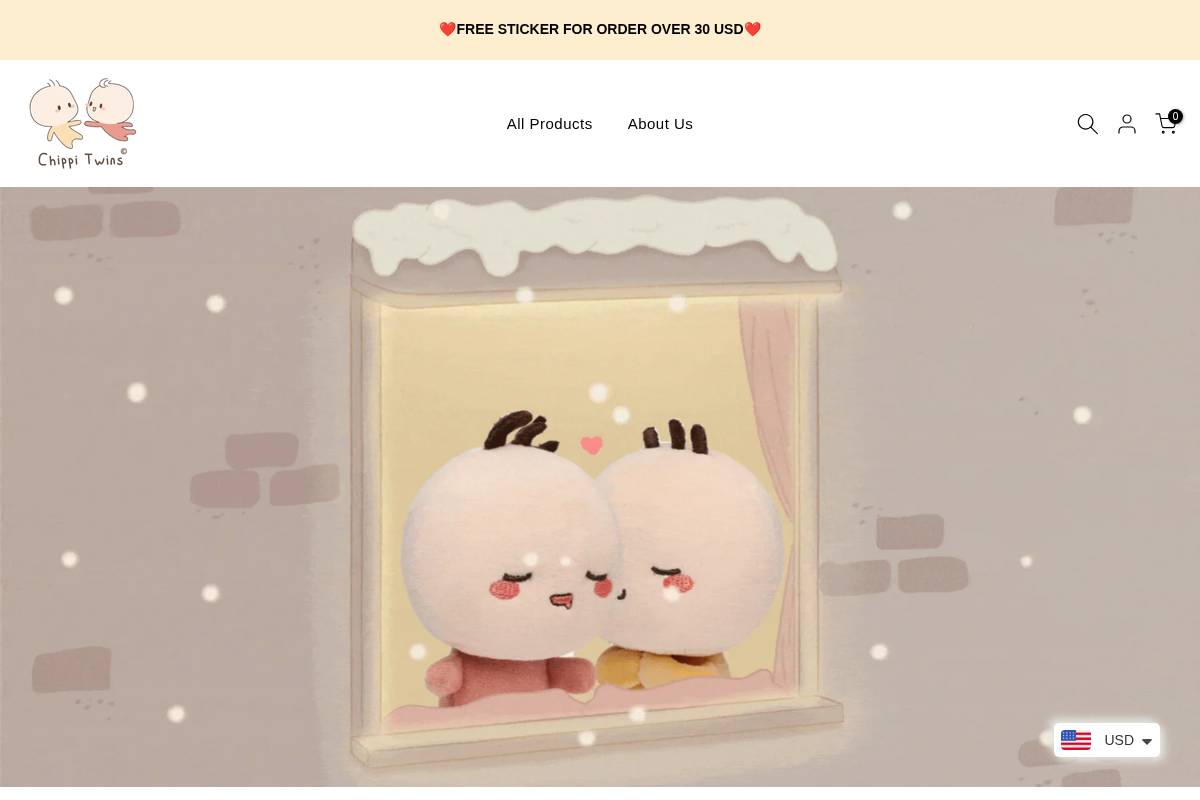 chippitwins.com homepage screenshot