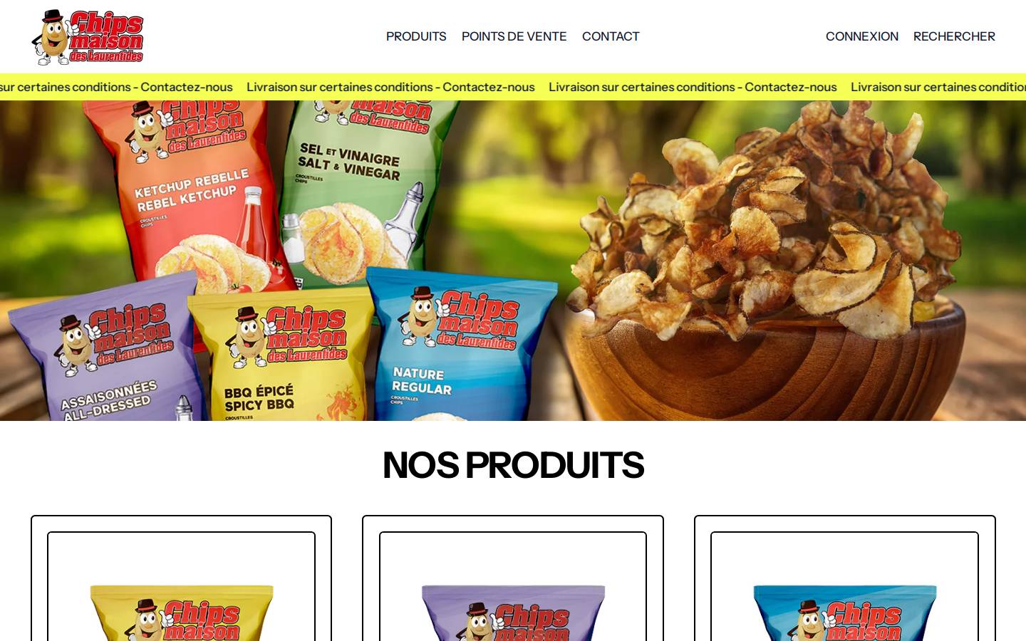chipsmaison.com homepage screenshot
