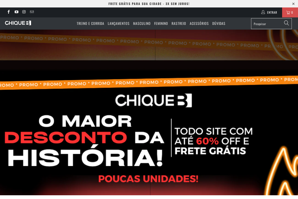 ChiqueB homepage screenshot