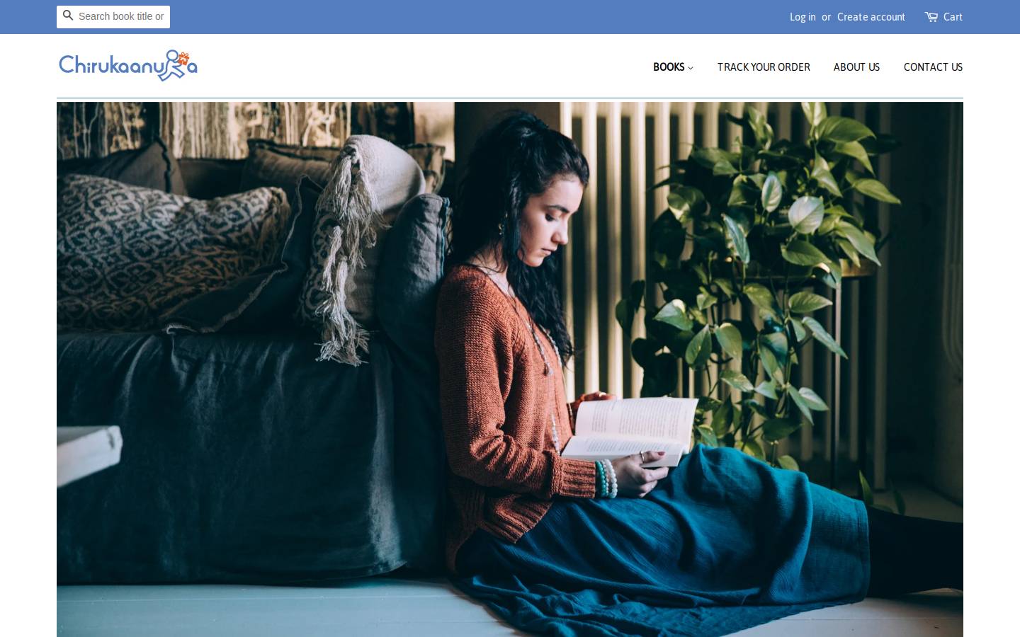 Chirukaanuka homepage screenshot