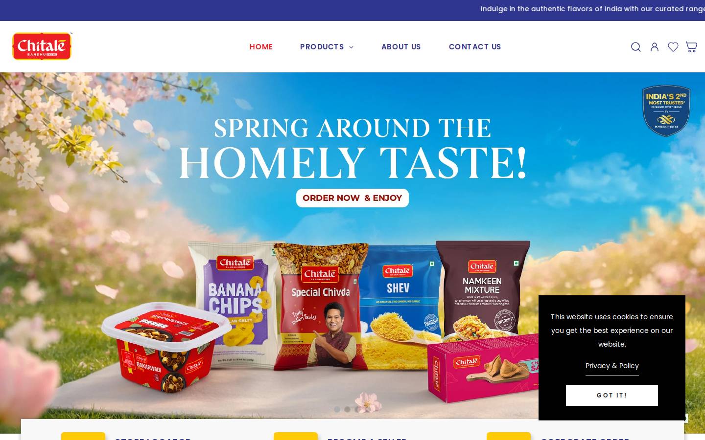 chitaleamericas.com homepage screenshot