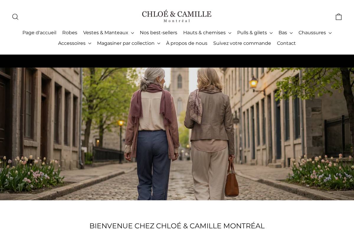 Chloecamillemontreal homepage screenshot
