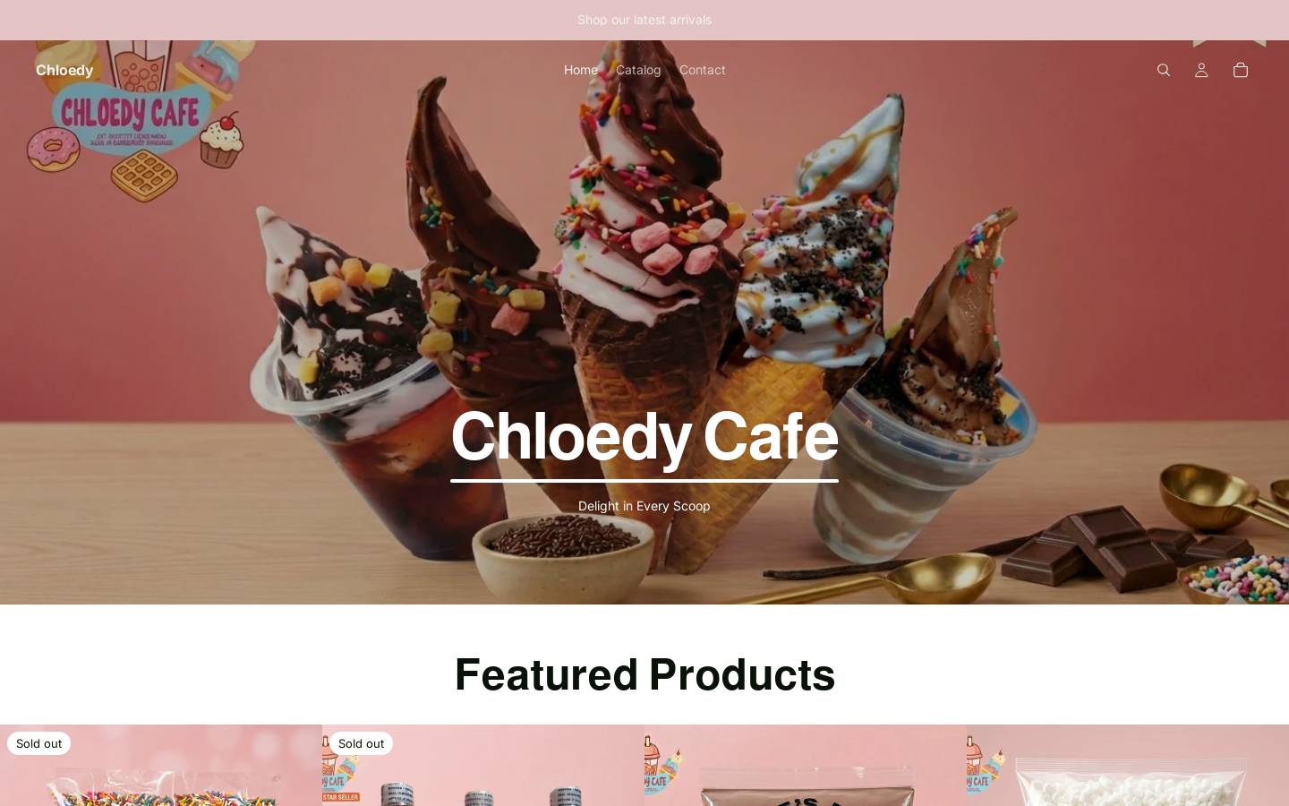 chloedy.com homepage screenshot