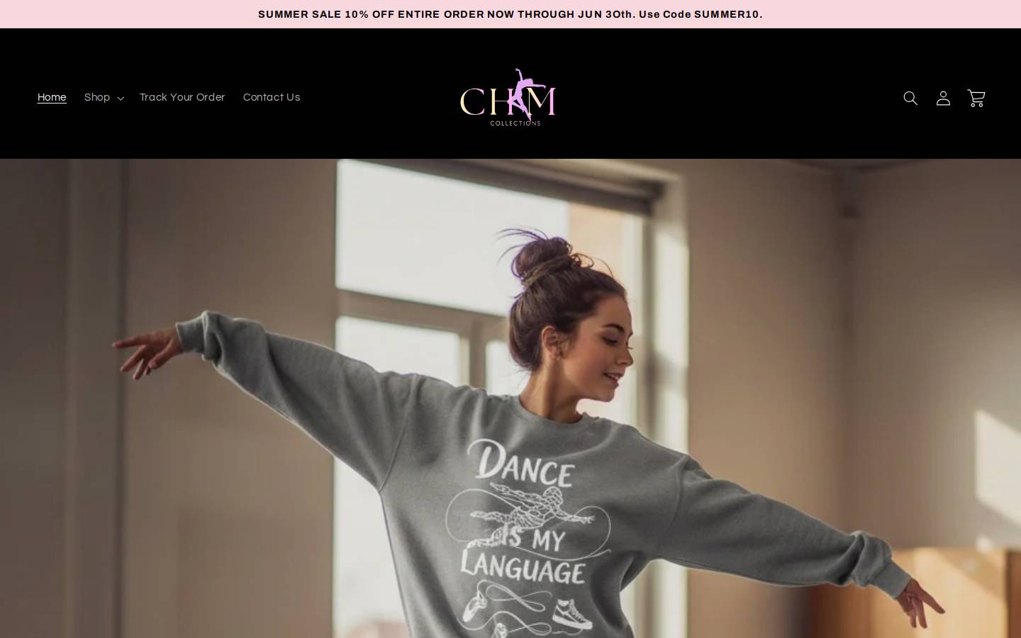 chmcollections.com homepage screenshot