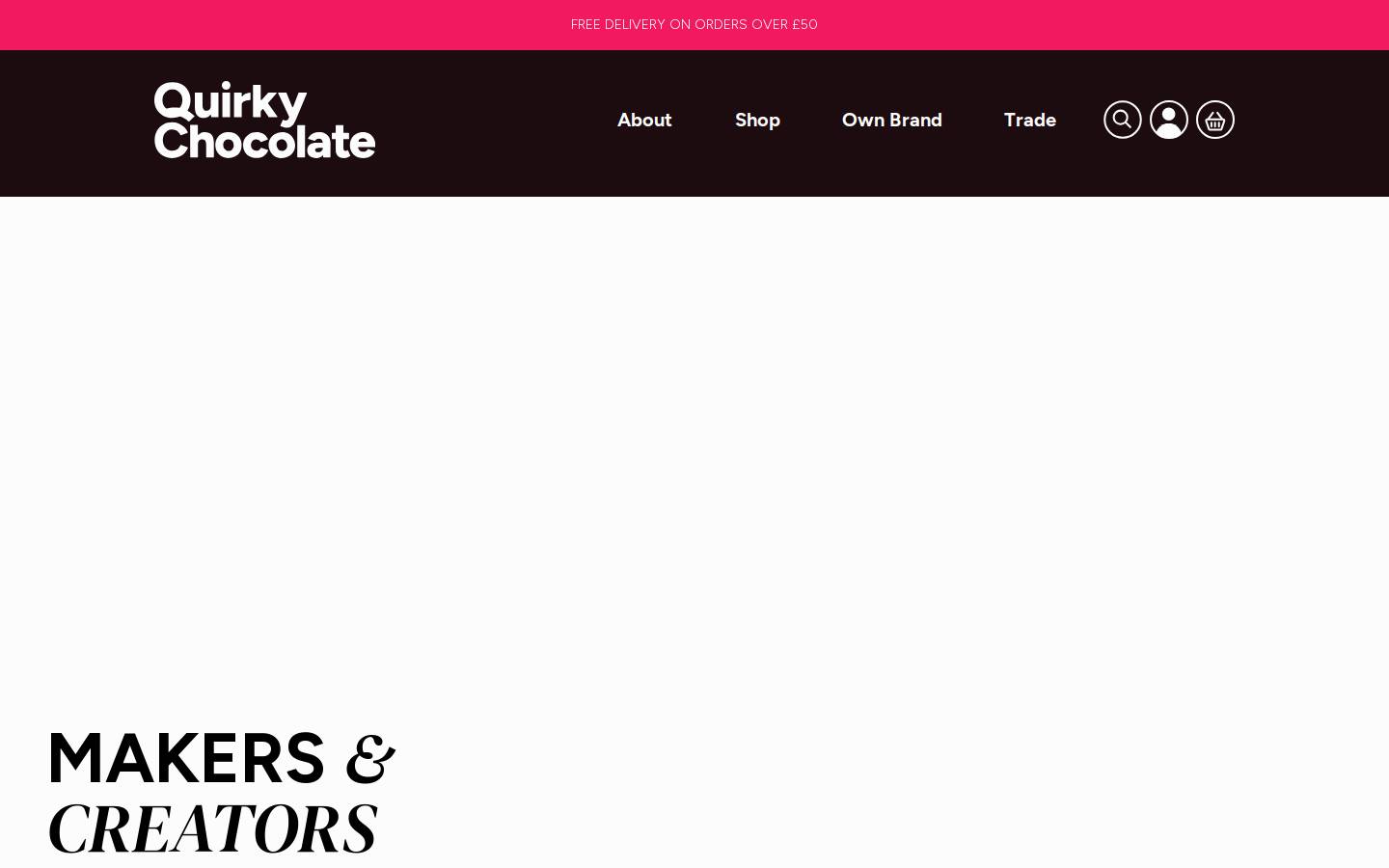 chocolatelibrary.co.uk homepage screenshot