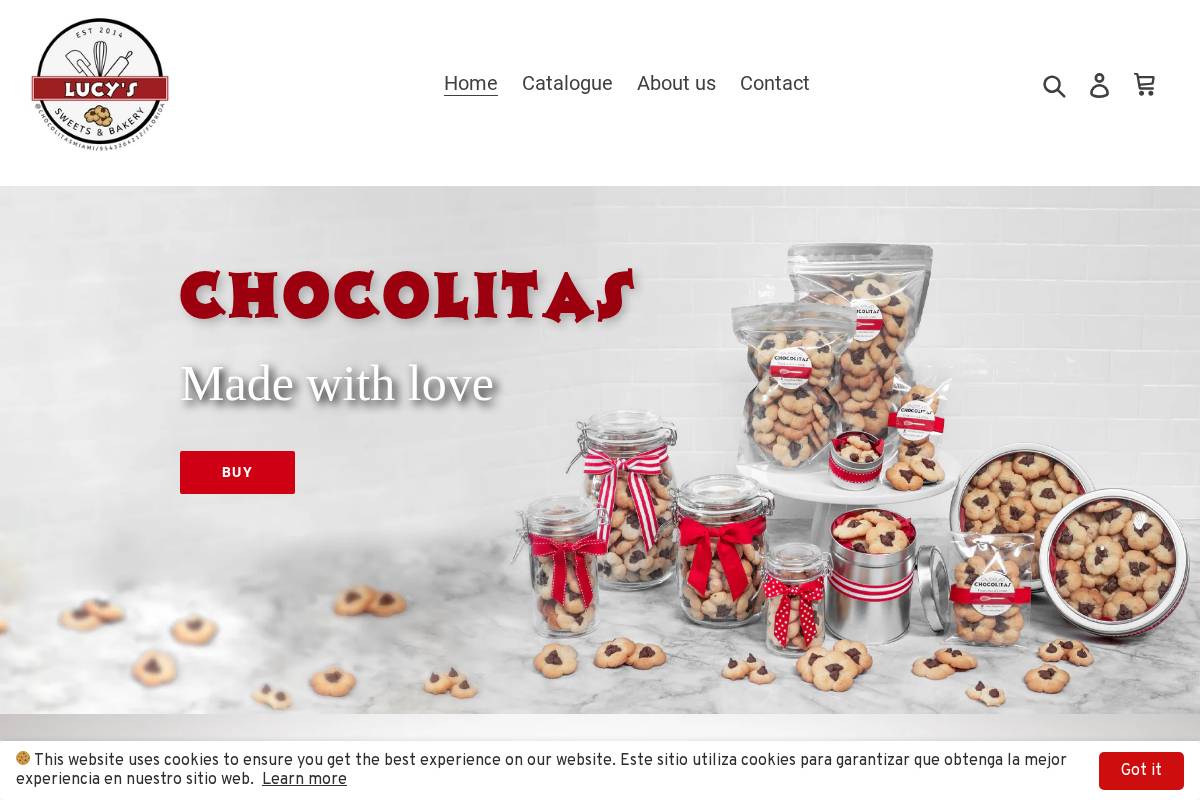 chocolitasmiami.com homepage screenshot