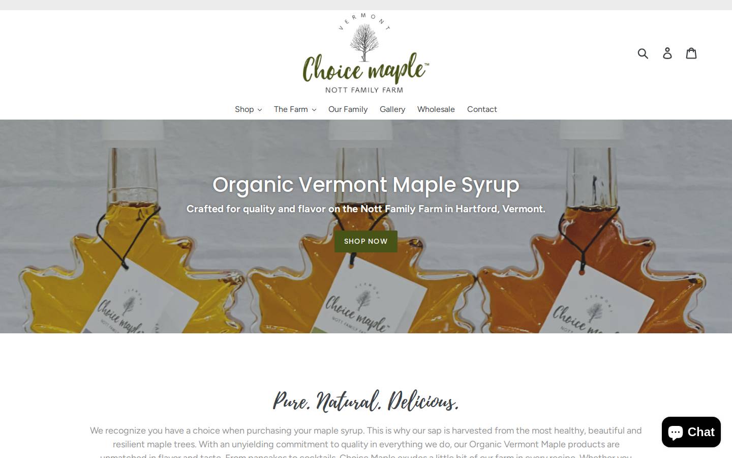 choicemaple.com homepage screenshot