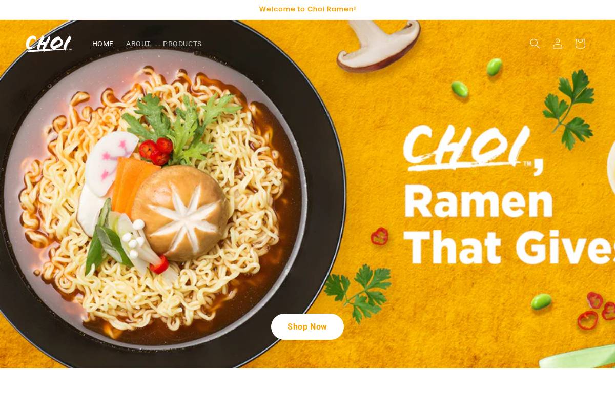 choiramen.com homepage screenshot