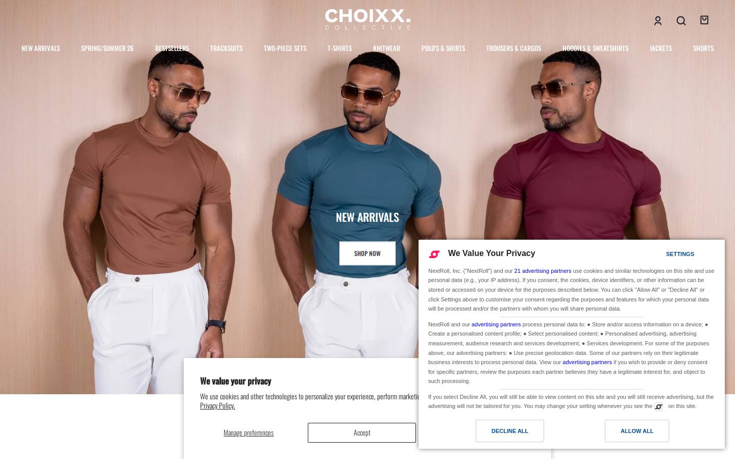 Choixx. homepage screenshot