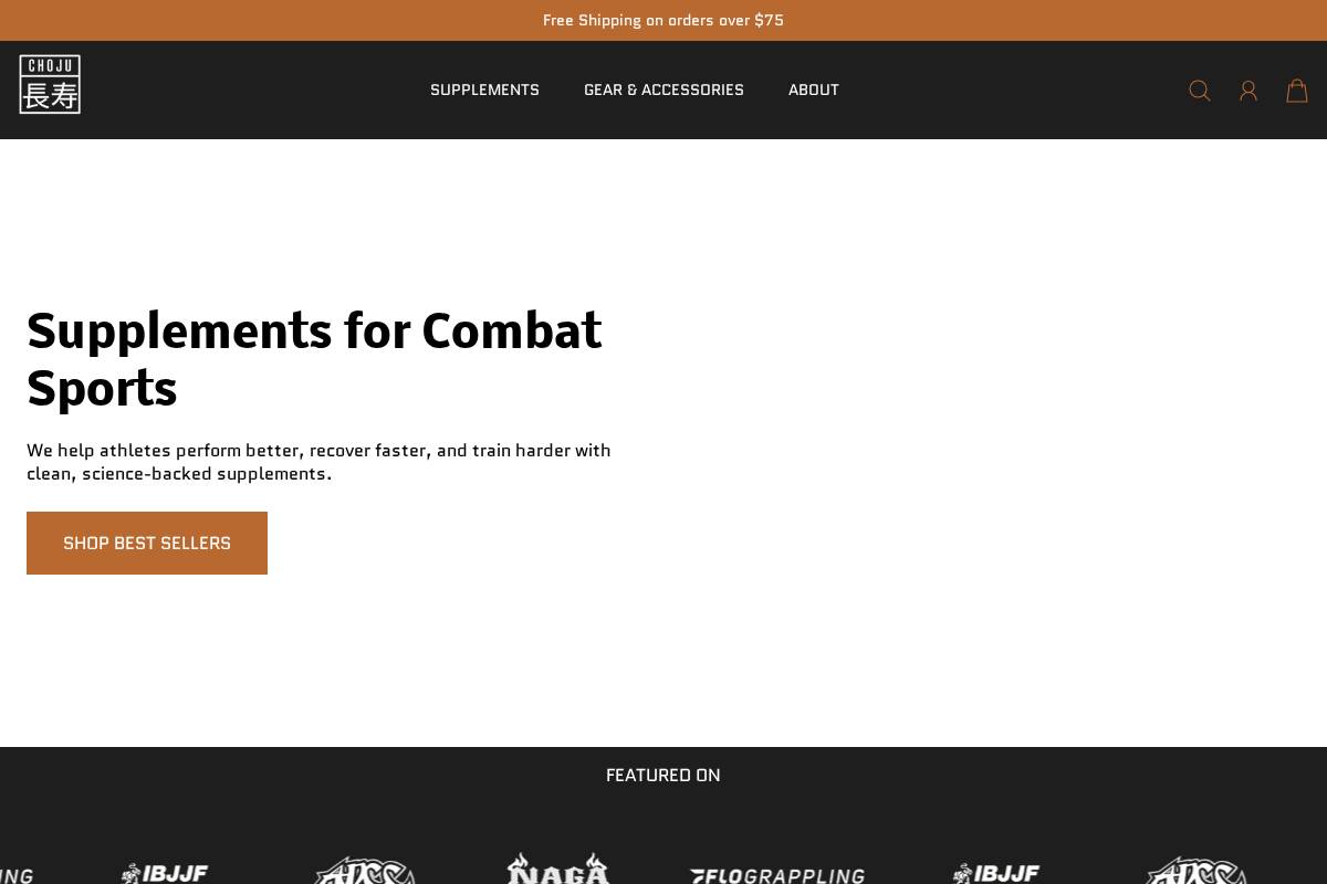 chojuwellness.com homepage screenshot