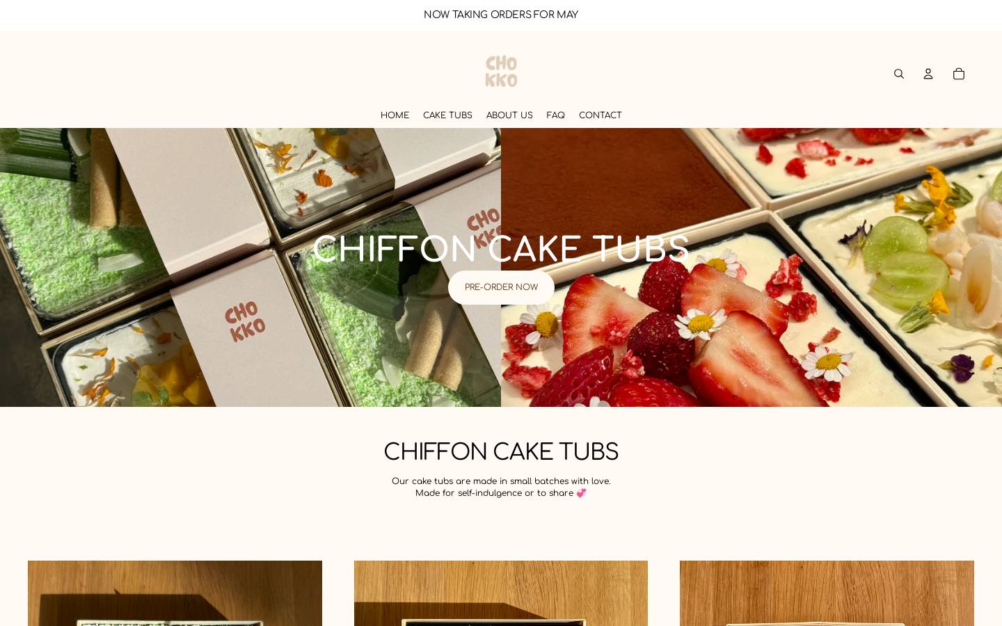 chokko.com.au homepage screenshot