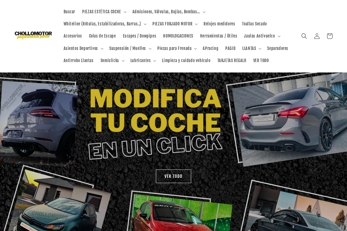 Chollomotorshop homepage screenshot