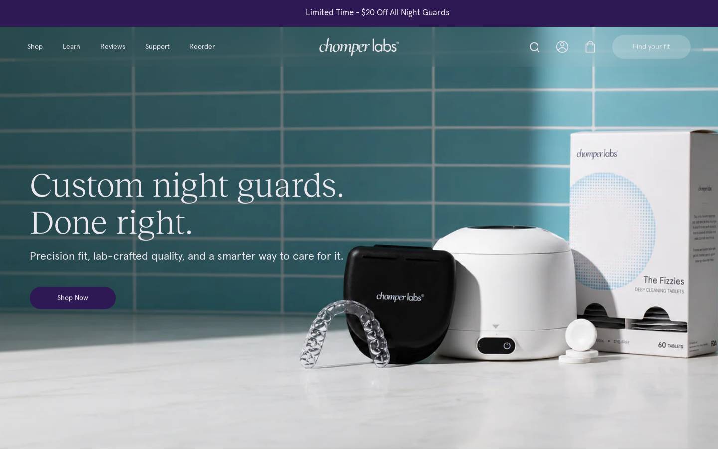 chomperlabs.com homepage screenshot