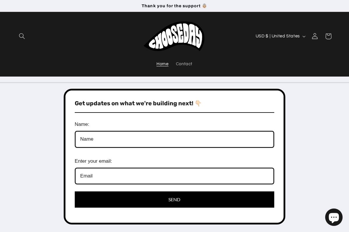 chooseday.com homepage screenshot